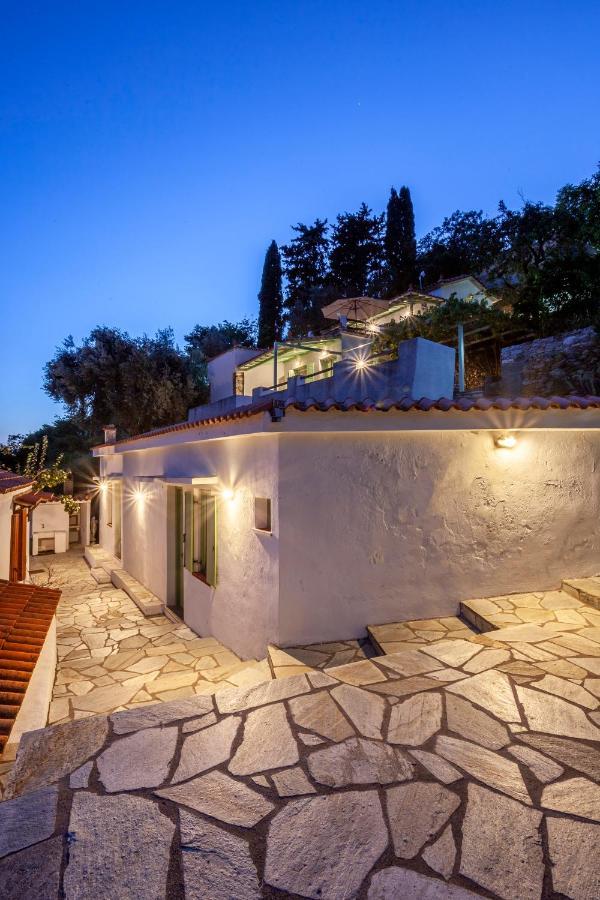 Olea Skopelos Villas With Swimming Pools & Sea View Panormos  Zewnętrze zdjęcie