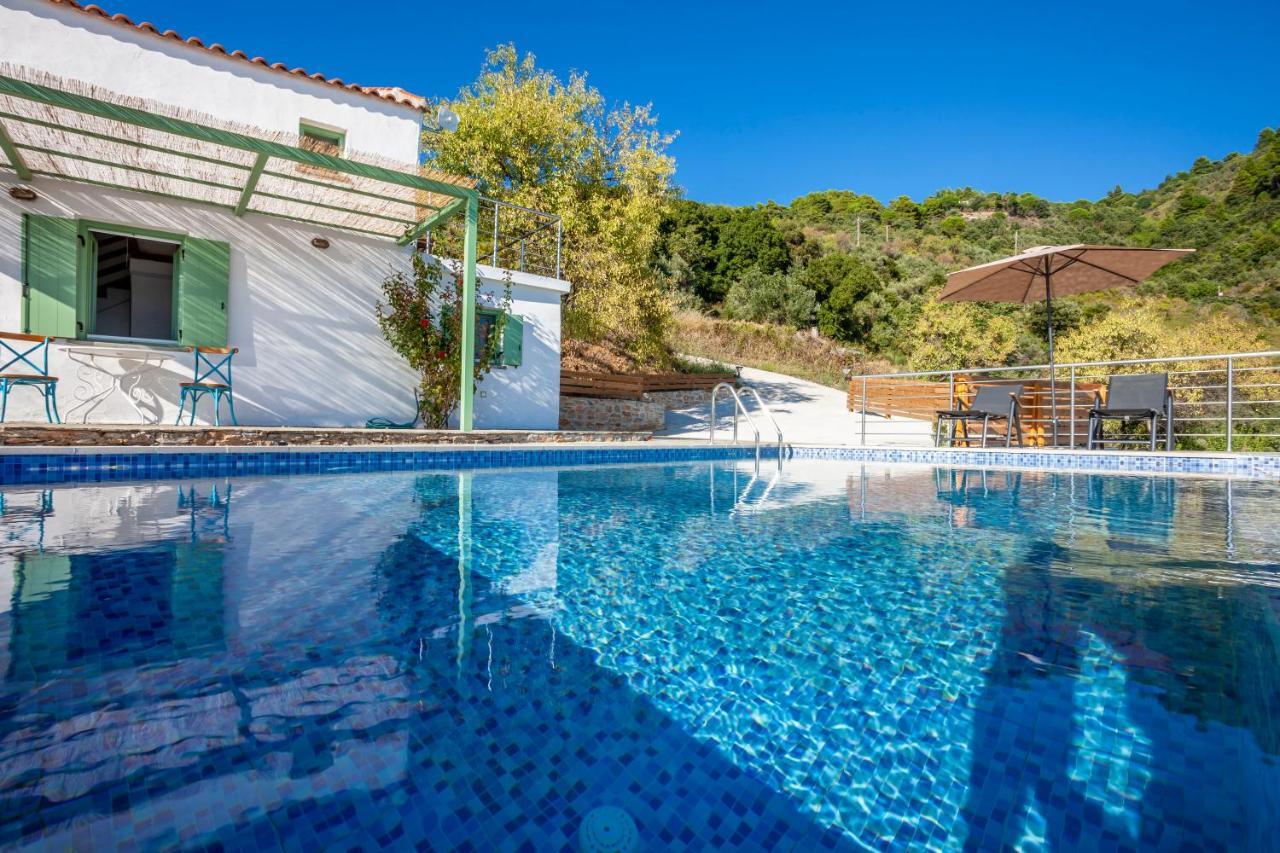 Olea Skopelos Villas With Swimming Pools & Sea View Panormos  Zewnętrze zdjęcie