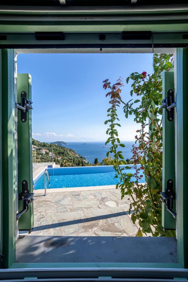 Olea Skopelos Villas With Swimming Pools & Sea View Panormos  Zewnętrze zdjęcie