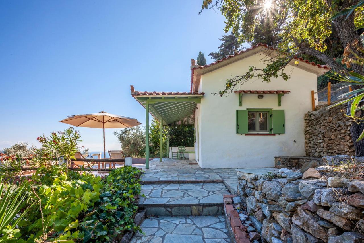 Olea Skopelos Villas With Swimming Pools & Sea View Panormos  Zewnętrze zdjęcie