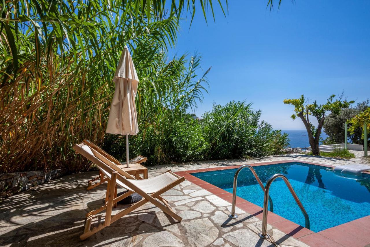 Olea Skopelos Villas With Swimming Pools & Sea View Panormos  Zewnętrze zdjęcie
