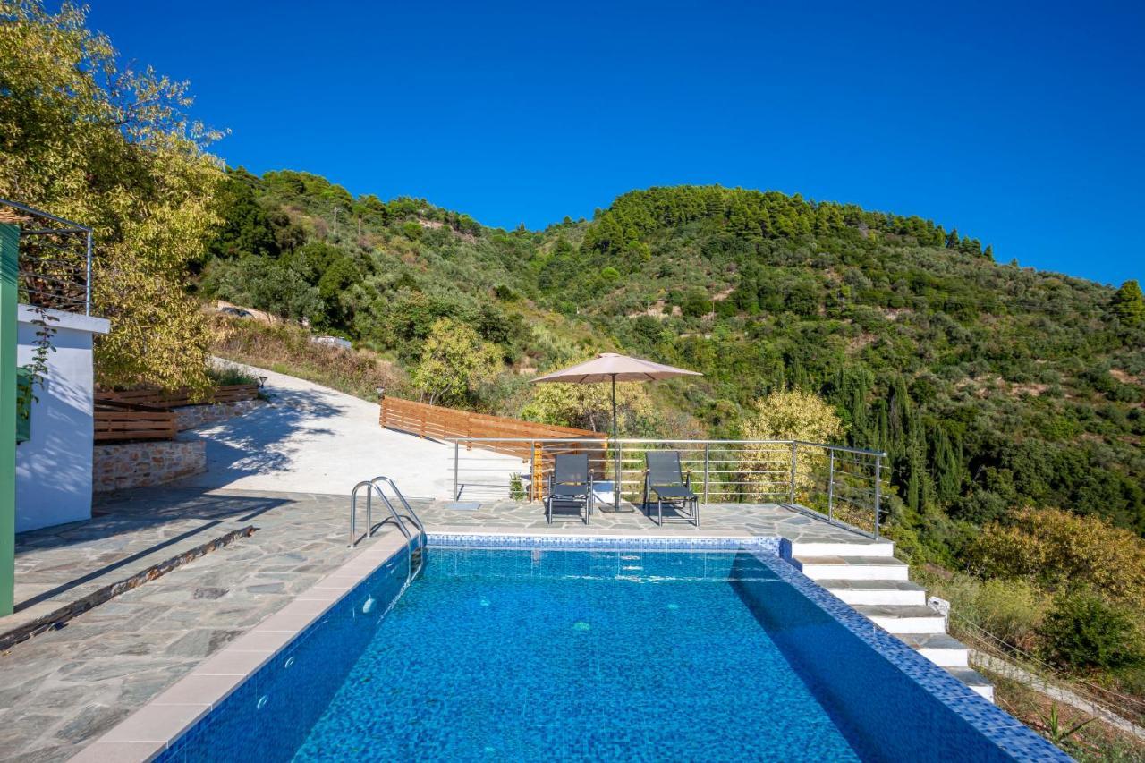 Olea Skopelos Villas With Swimming Pools & Sea View Panormos  Zewnętrze zdjęcie