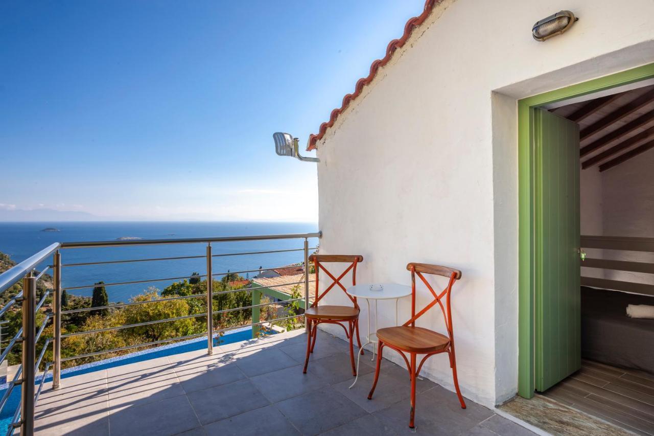 Olea Skopelos Villas With Swimming Pools & Sea View Panormos  Zewnętrze zdjęcie