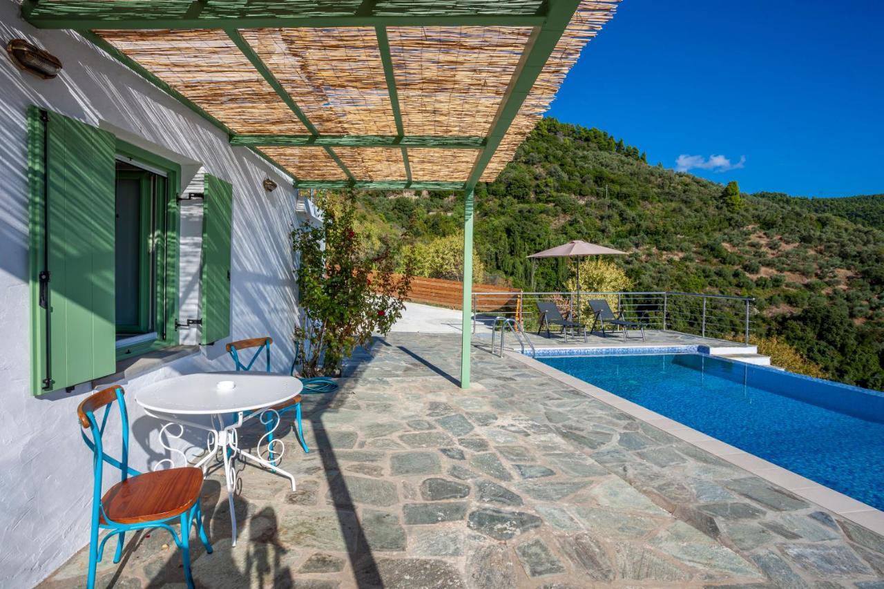 Olea Skopelos Villas With Swimming Pools & Sea View Panormos  Zewnętrze zdjęcie