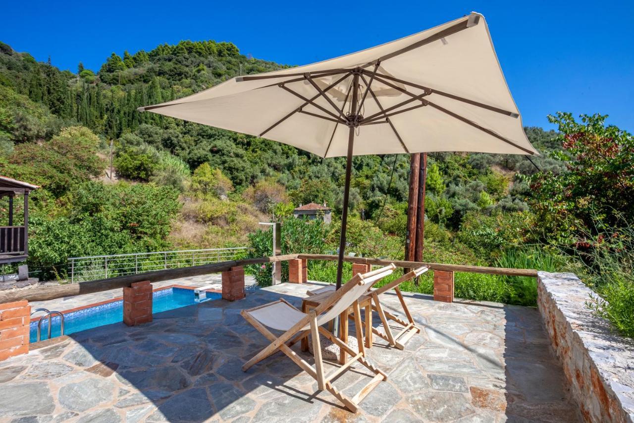 Olea Skopelos Villas With Swimming Pools & Sea View Panormos  Zewnętrze zdjęcie