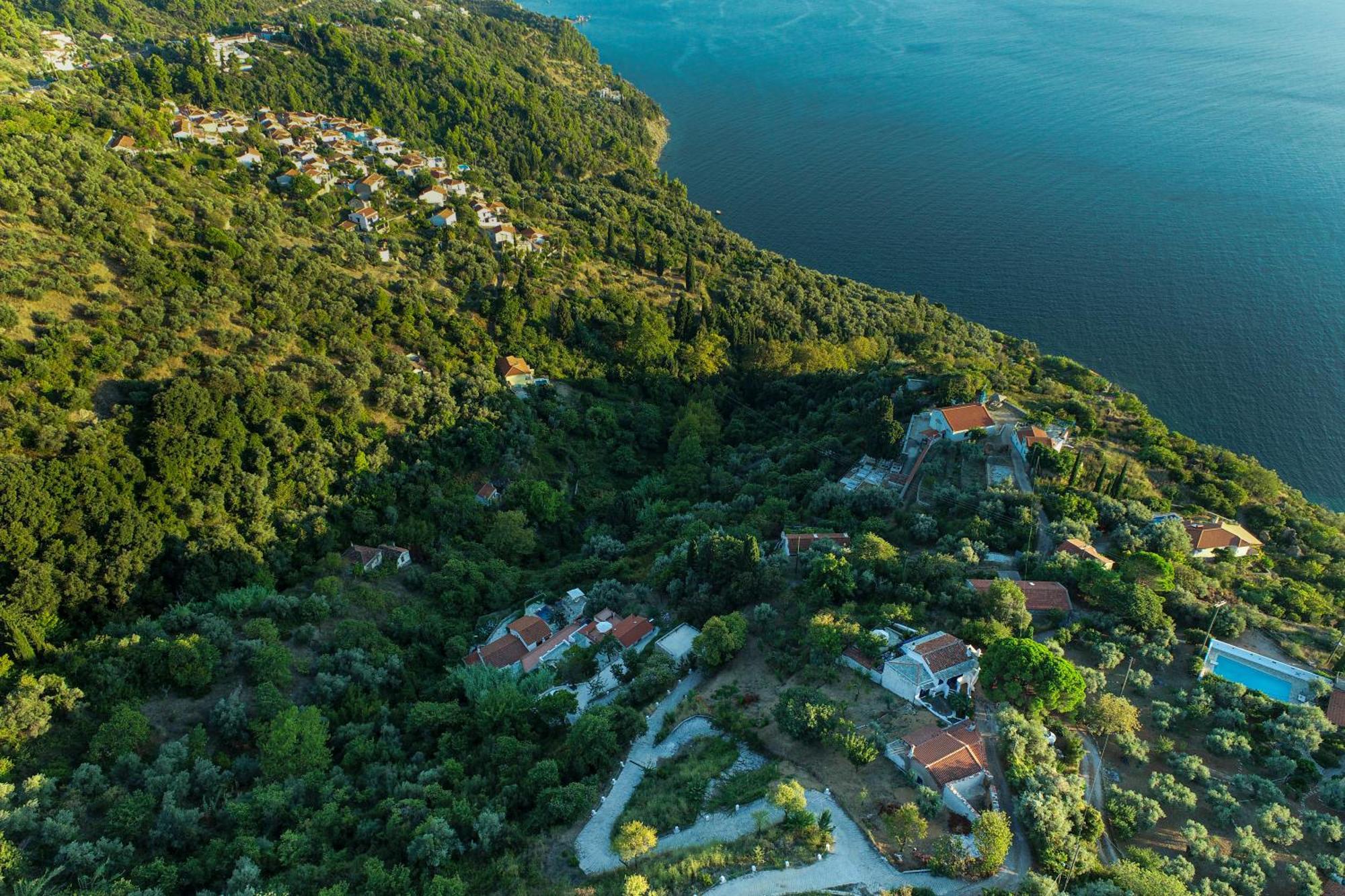 Olea Skopelos Villas With Swimming Pools & Sea View Panormos  Zewnętrze zdjęcie